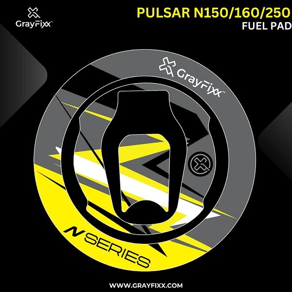 Pulsar N150/160/250 Fuel Pad | Premium 3D Gel Fuel Pad, Pack of 1